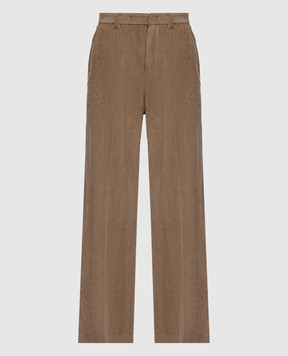 Brunello Cucinelli Beige corduroy pants MP180P8724