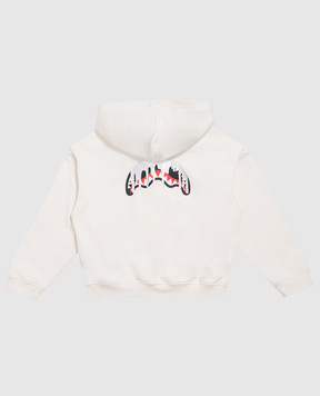 Sprayground Children's sports jacket in ivory color SPY1576GIVO