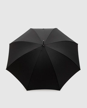 Pasotti Black umbrella-cane Silver Labrador OMIT478BLUES59732W27