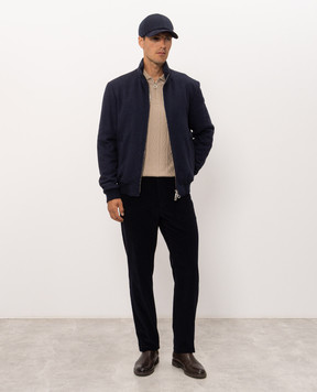 Stefano Ricci Blue corduroy pants M1T6300040CTW02T