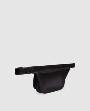 Bottega Veneta Black leather Veneto belt bag 876334V6SE0