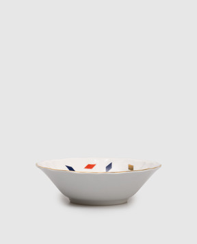 Bitossi Home Fate white porcelain deep plate ABR01064