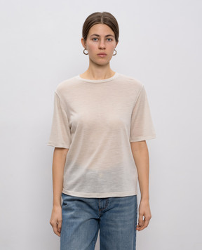 Ballantyne Beige wool T-shirt BLW230ULA05