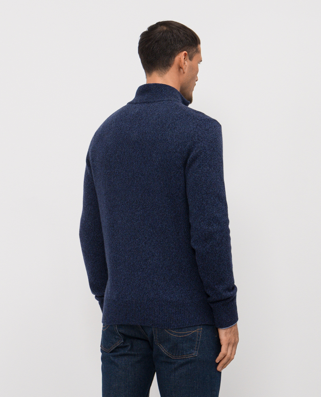

Blue merino wool sweater Cashmere&Whiskey