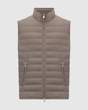Brunello Cucinelli Gray down vest MV4081797