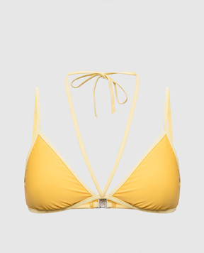 Simkhai Yellow Harlen swimsuit top 3269007SWTT