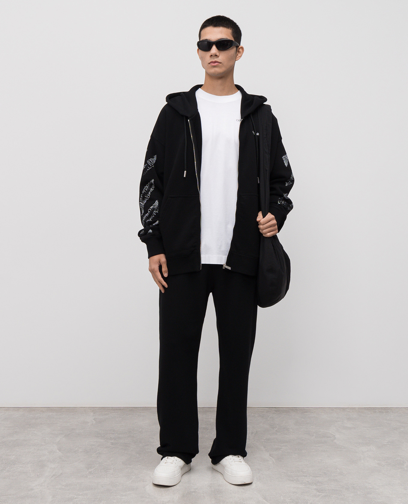 

Black Scribble sports jacket Off-White