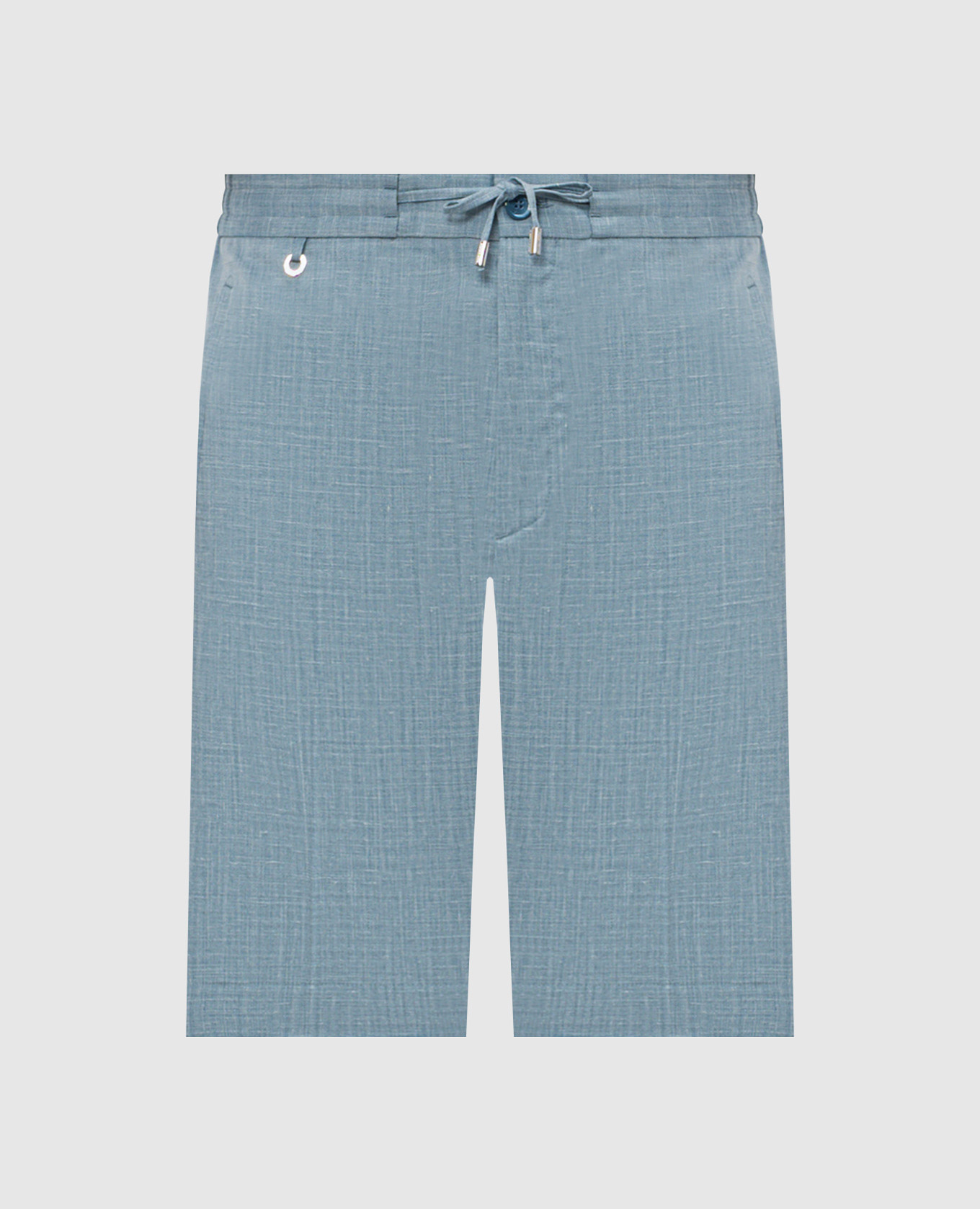 

Blue shorts made of wool, silk and linen Stefano Ricci, Light blue