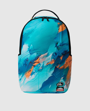 Sprayground Children's blue backpack DIGITAL DOES JULY Wynwood Walls 910B7726NSZ