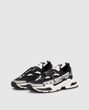 Dolce&Gabbana Children's black Airmaster sneakers DA5203AB0682736