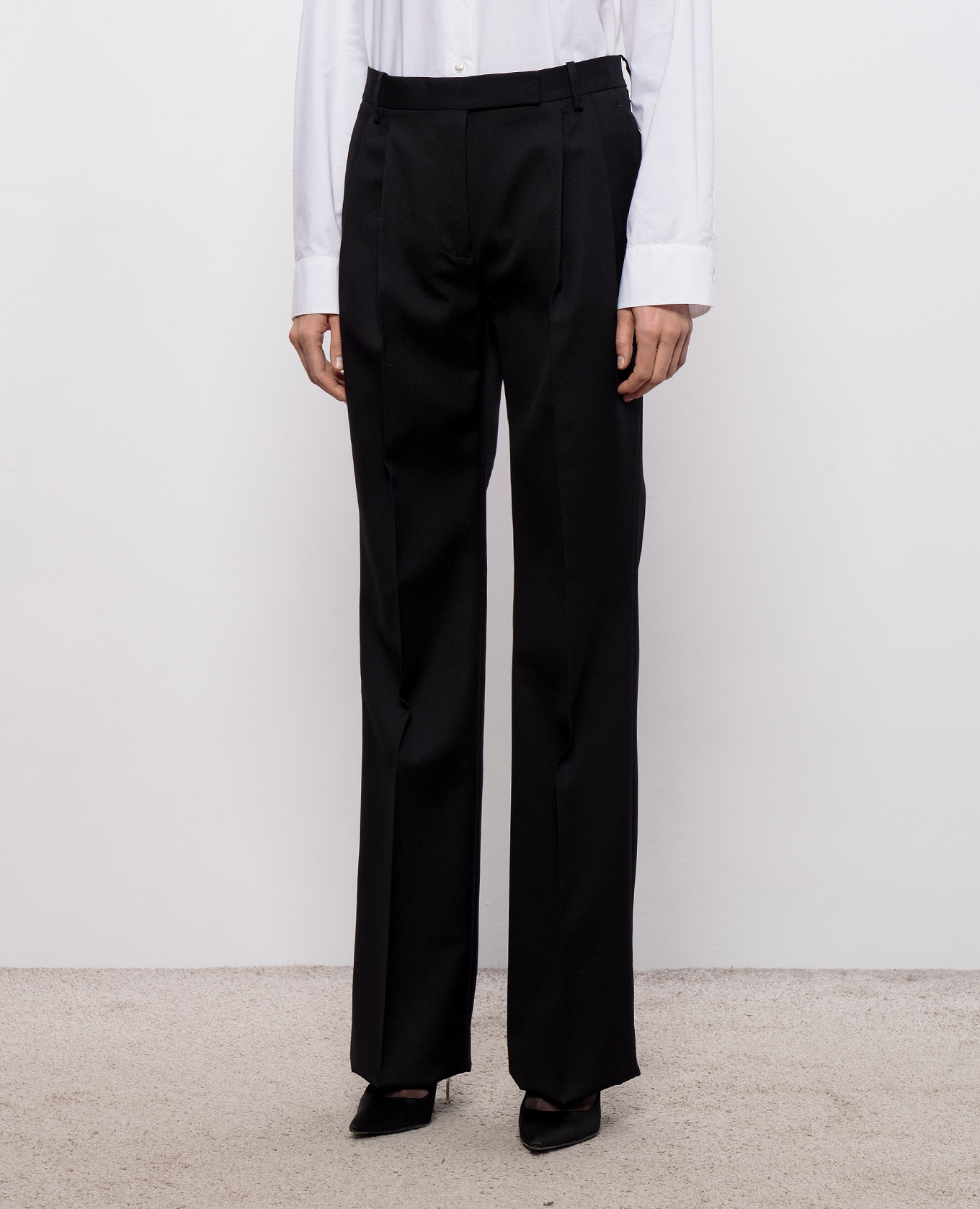 

Black wool and silk pants Tom Ford