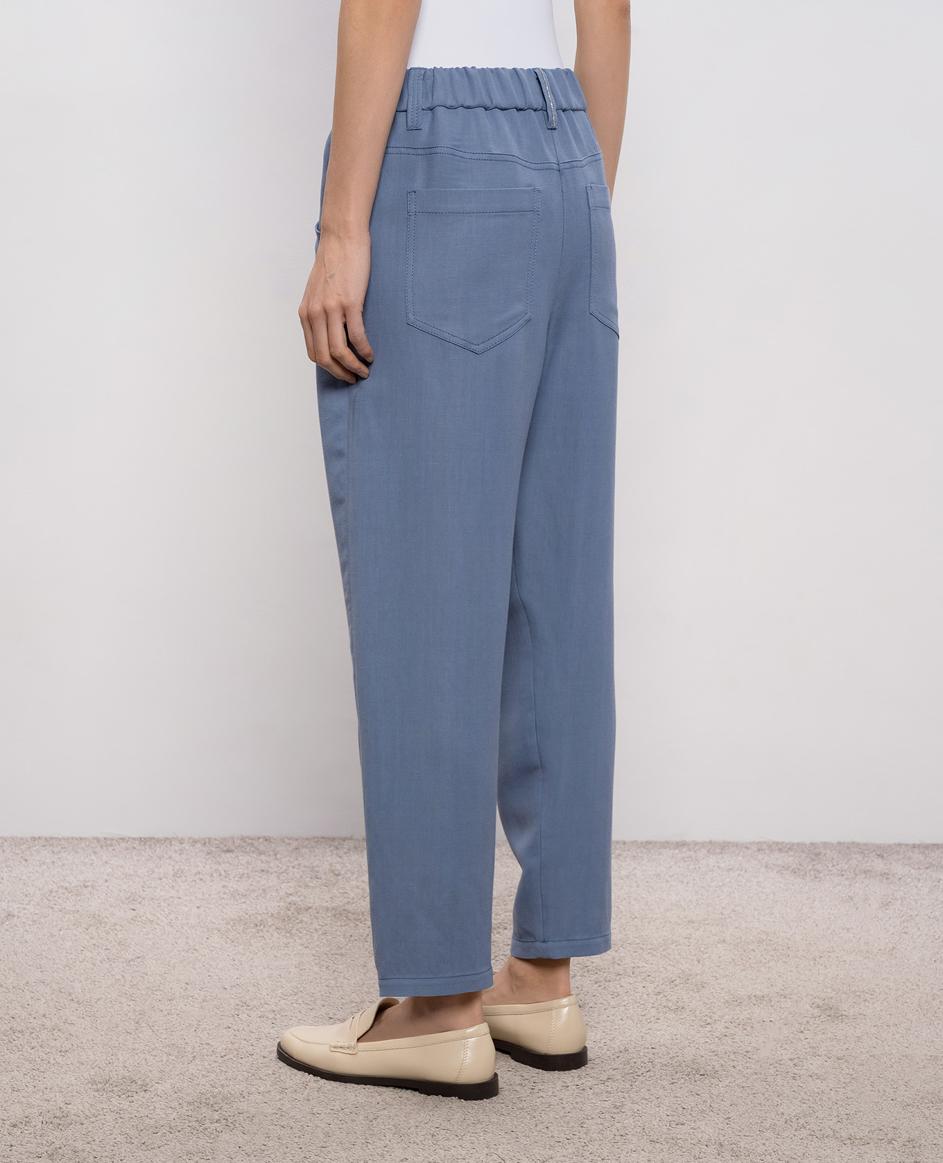 

Blue linen pants Brunello Cucinelli