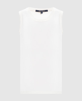 Sofie D`Hoore White ribbed T-shirt TANKJRIB
