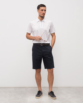 MooRER White Jericho polo JERICHOJCL