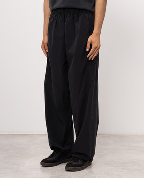 Alexander Wang Black perforated track pants UWC3264449