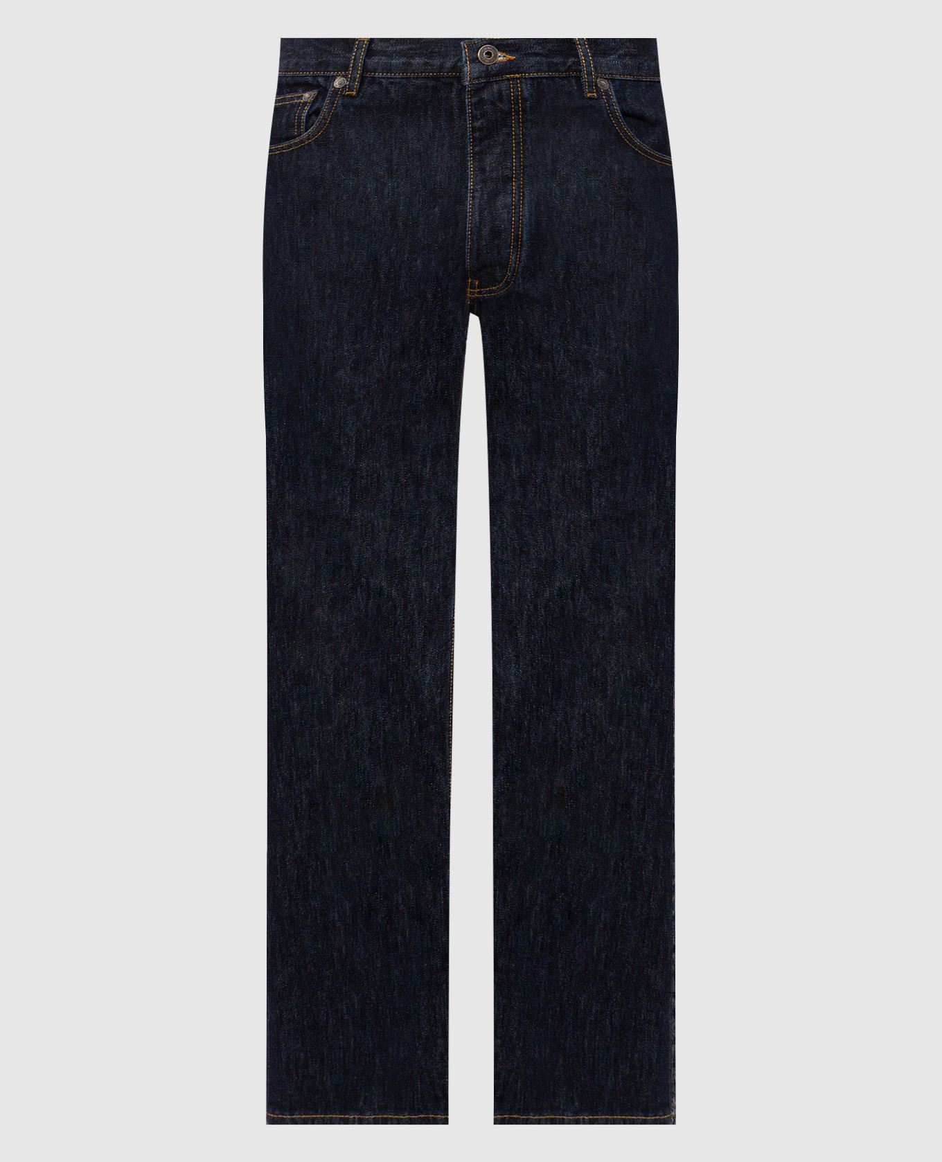 Blue jeans with embroidery Off-White