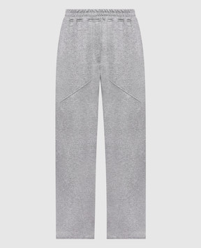 Brunello Cucinelli Grey melange sweatpants MP991B2O99