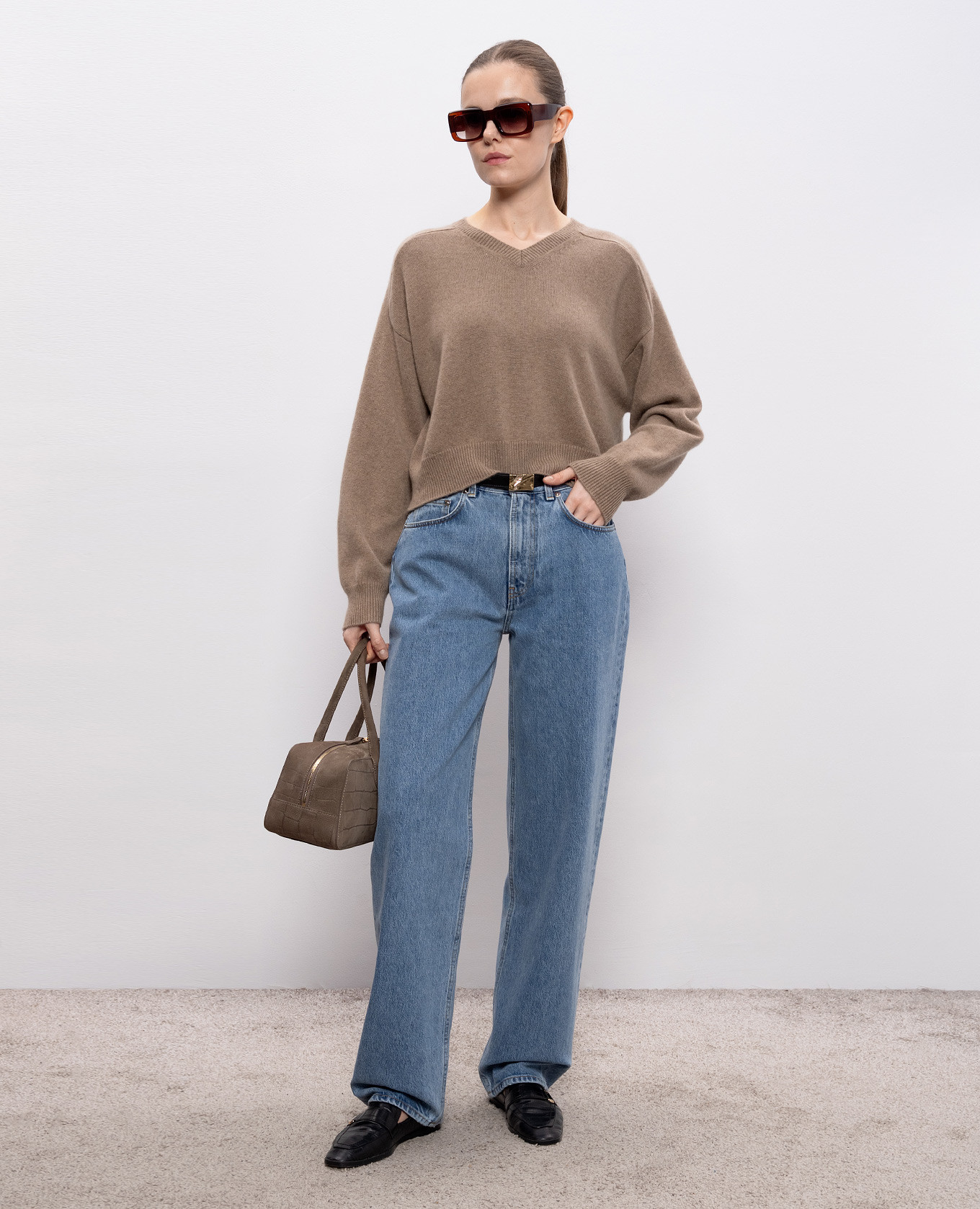 

Blue mom jeans SAMUR Loulou de Saison, Light blue