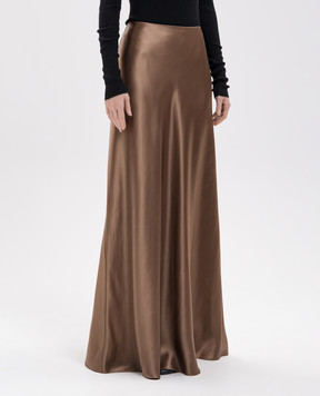 Simkhai Nella brown maxi skirt 5263021E