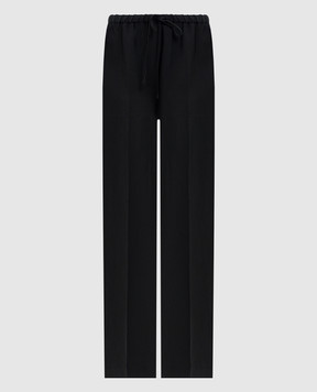 Toteme Black linen pants 242WRB1709FB0159