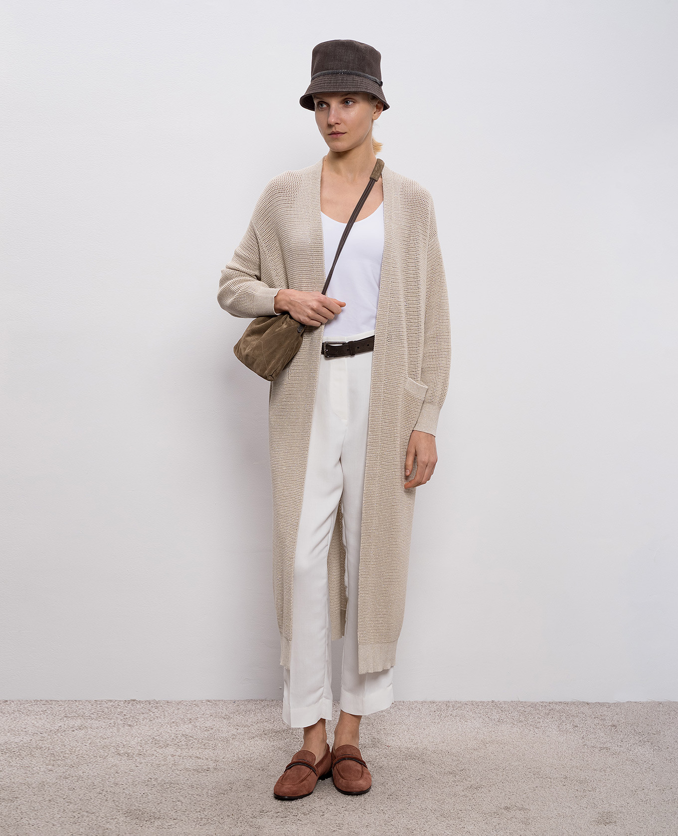 

White top with monil chain Brunello Cucinelli