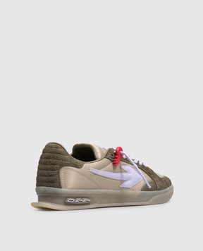 Off-White End of Play khaki combo sneakers OWIA28NZ26FAB002