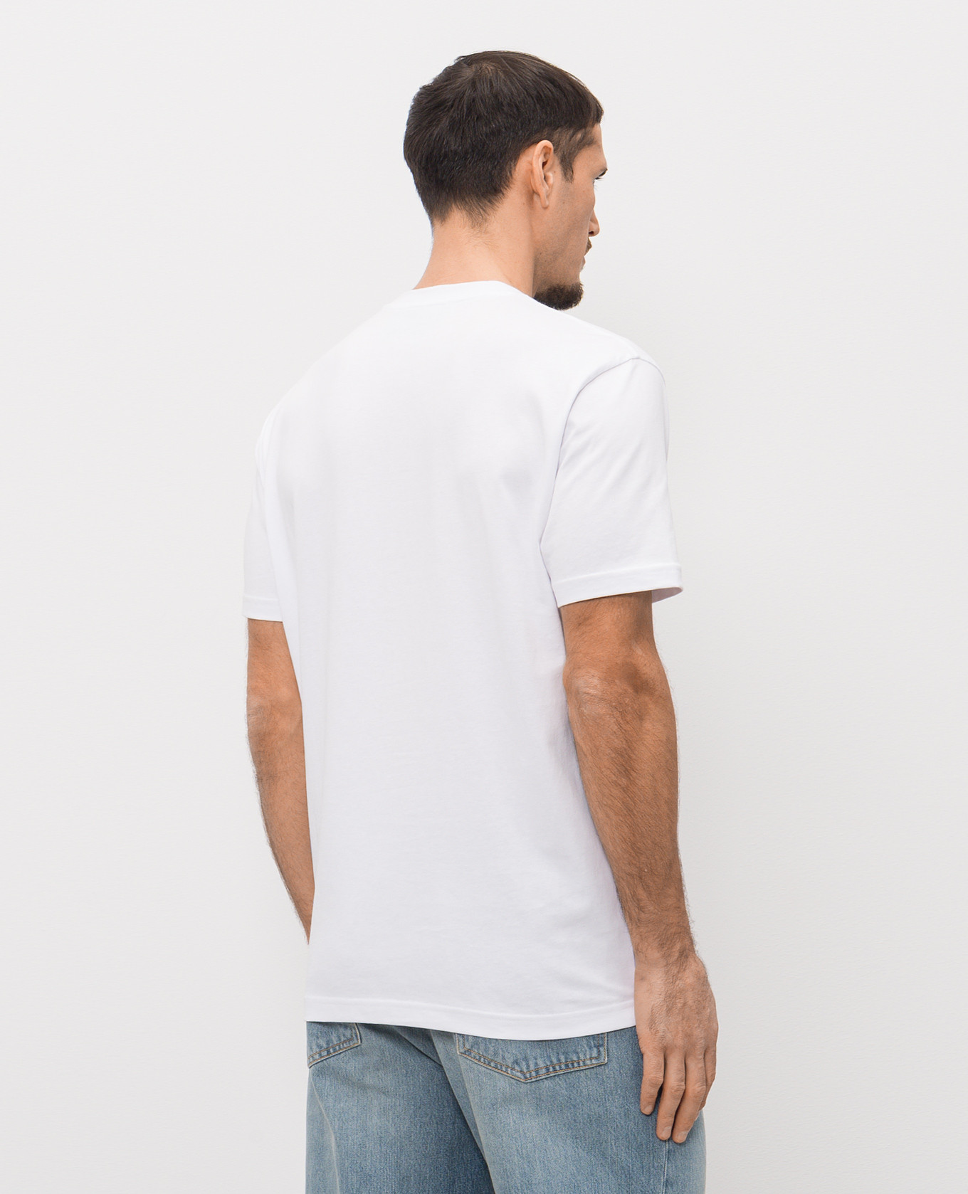 

White T-shirt with logo embroidery Iceberg