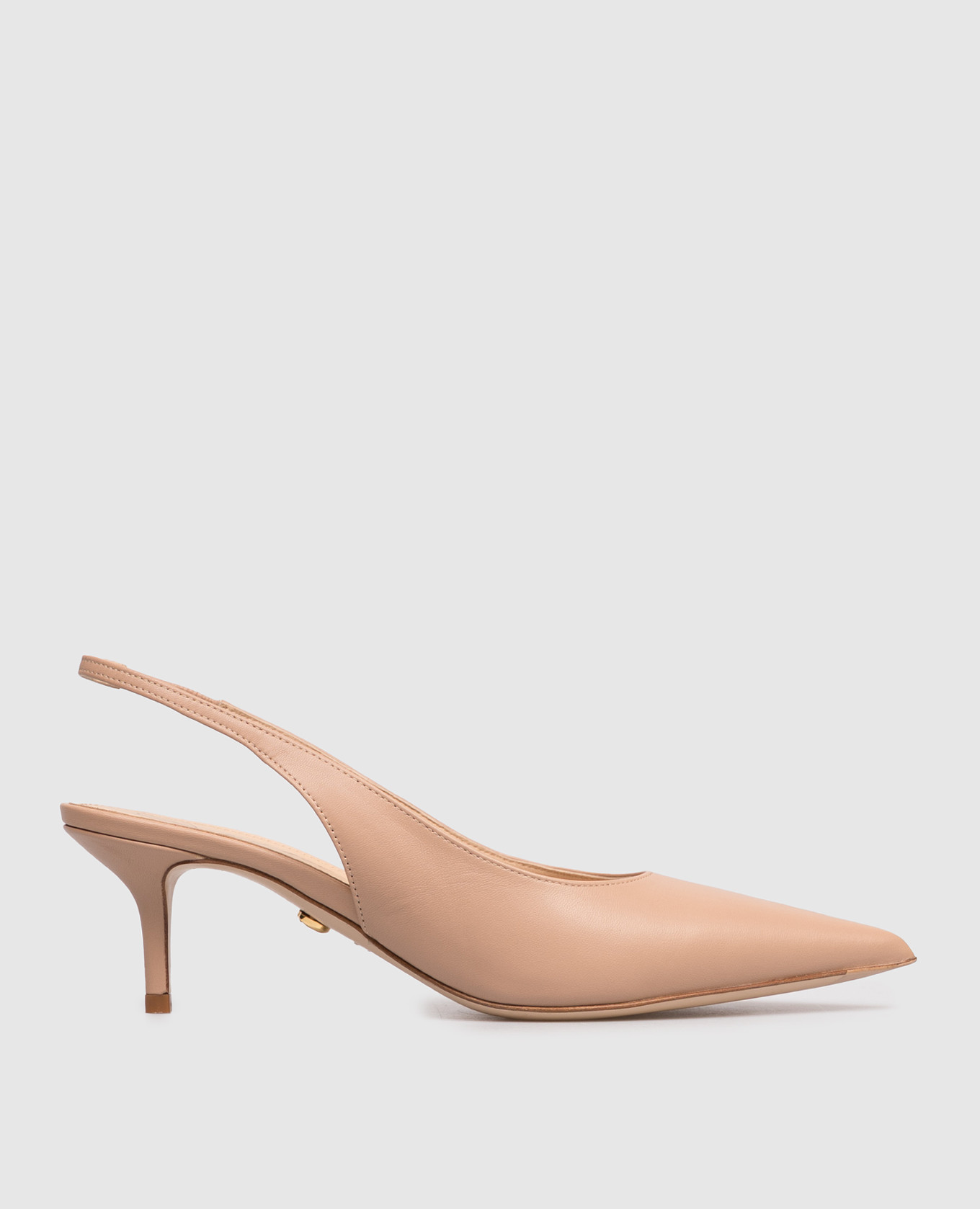 

Beige leather slingbacks Babe Pay Pls