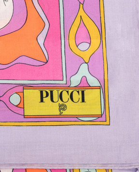 PUCCI Purple printed pareo 6HPD206H976