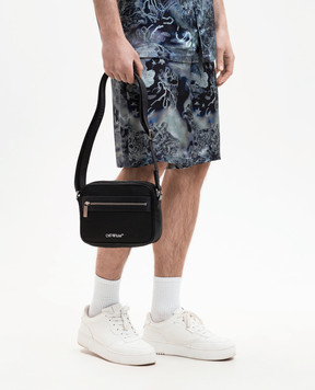Off-White Black bag with logo print OMNQ080C99FAB001