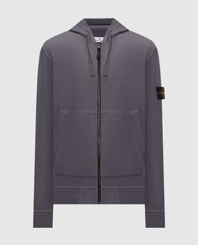 Stone Island Grey sports jacket with logo patch L1S156100061S0051