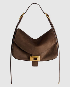 Balenciaga Brown nubuck bag Clicca 8686722ACJ8