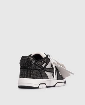 Off-White Out of Office Crystal Black Suede Sneakers OWIA259C99LEA01A