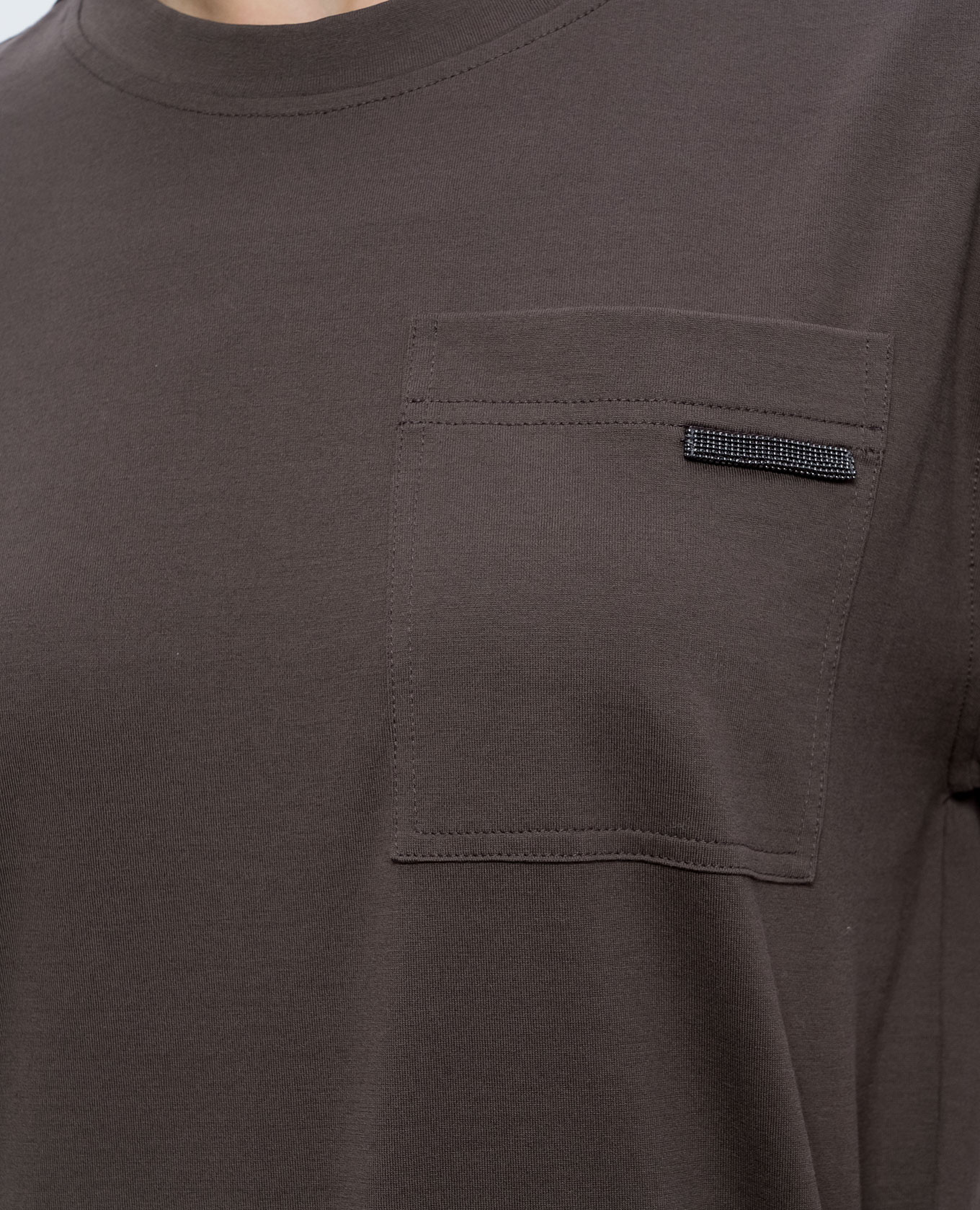 

Brown T-shirt Brunello Cucinelli