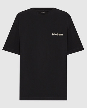Palm Angels Set of black T-shirts with logo print PAM2B001JR001