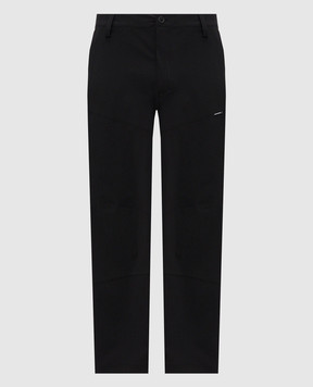 Riotdivision RD-Civil black pants with logo patch RDCPGEN4