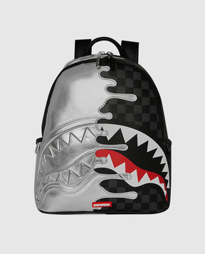 Sprayground Children's black backpack CHROME SPECTRE SAVAGE 910B8922NSZ