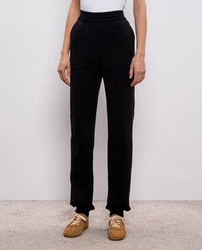 Tom Ford Black insulated joggers with silk PAJ173JEX186