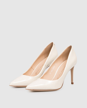Babe Pay Pls Ivory patent leather shoes 201801LA
