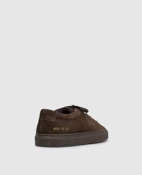Common Project Brown suede Achilles sneakers 2573
