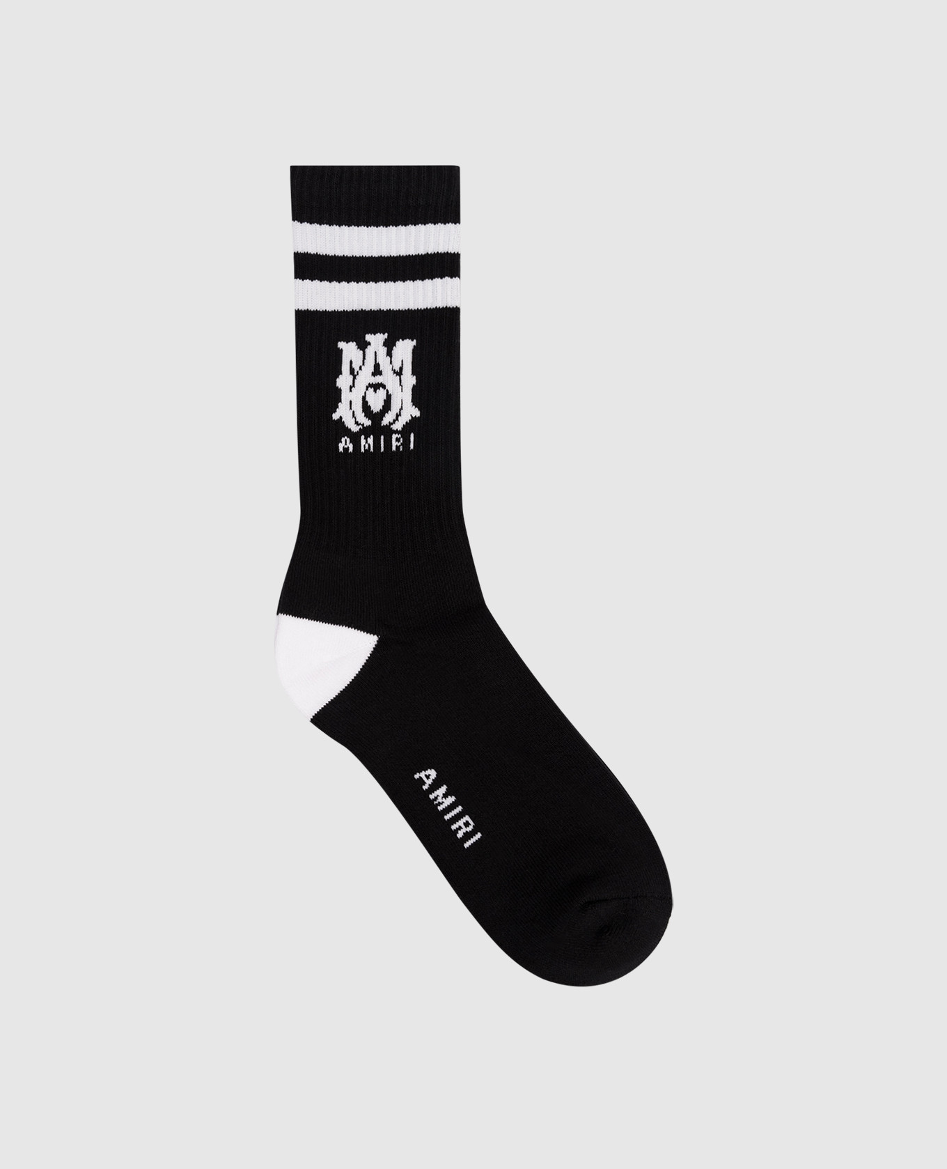 

Black socks with monogram pattern AMIRI
