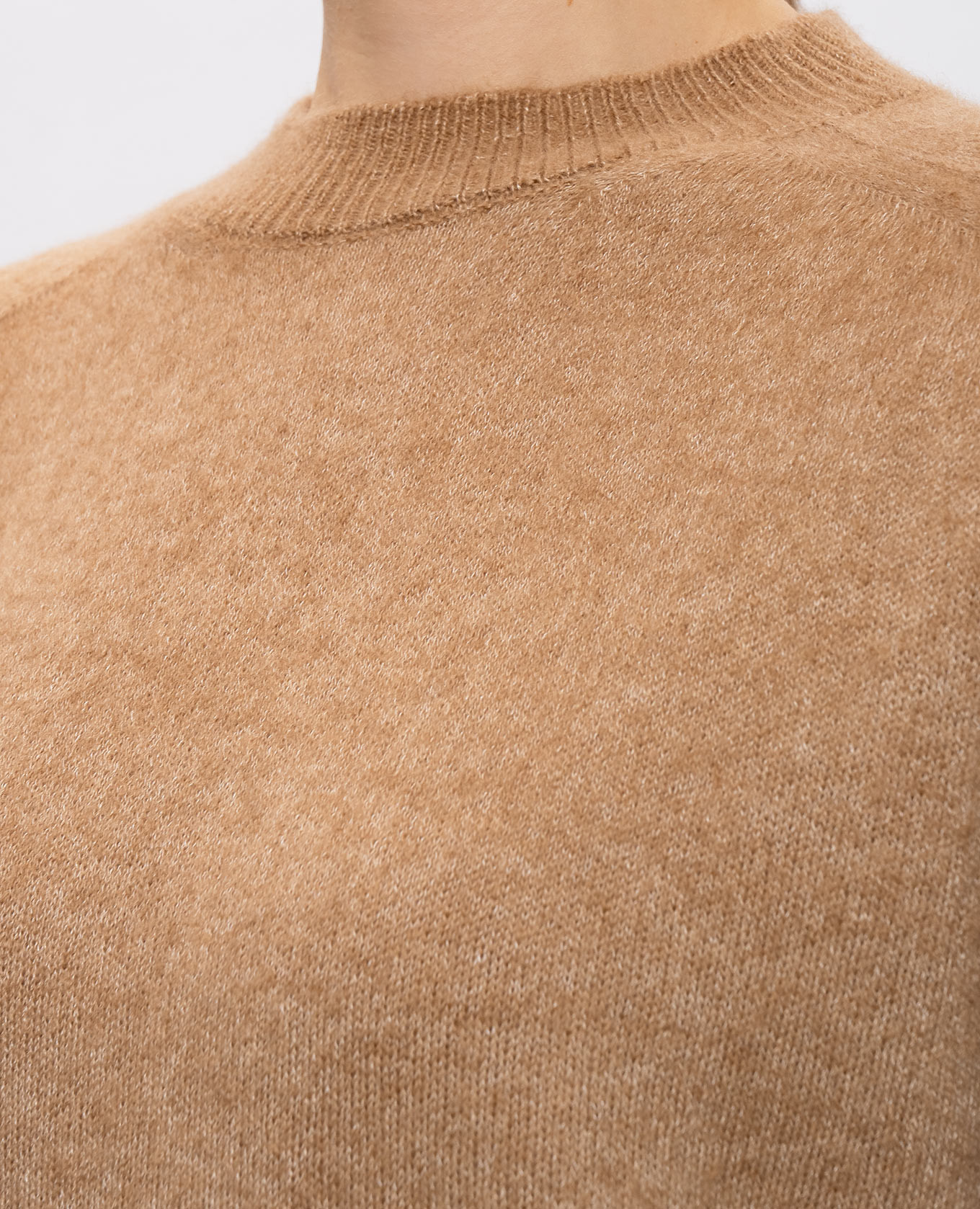 

Brown LINNE camel wool and silk sweater MooRER