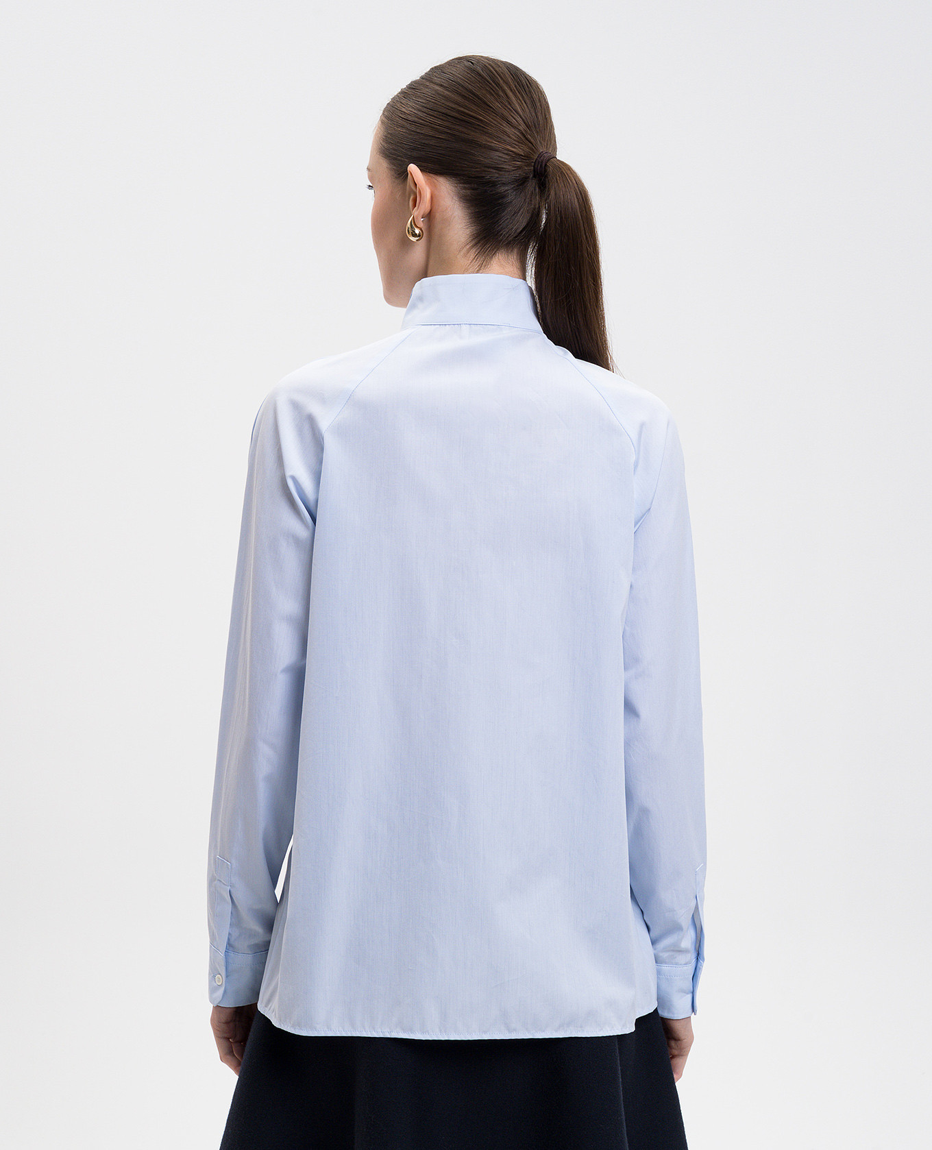 

Blue ACANTO shirt with pleating Max Mara Weekend, Light blue
