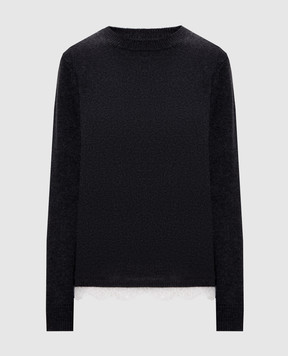 Loulou de Saison ARVO gray sweater with lace ARVO