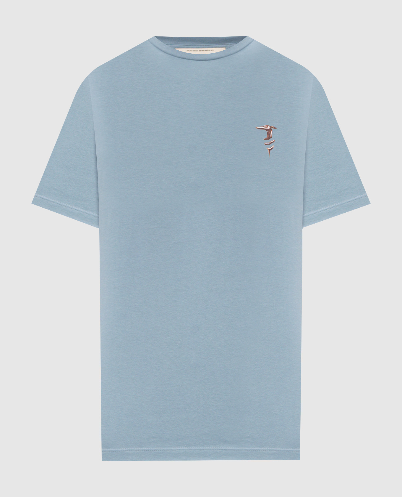 

Blue T-shirt with logo print Trussardi, Light blue