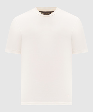 T-shirt blanc en soie