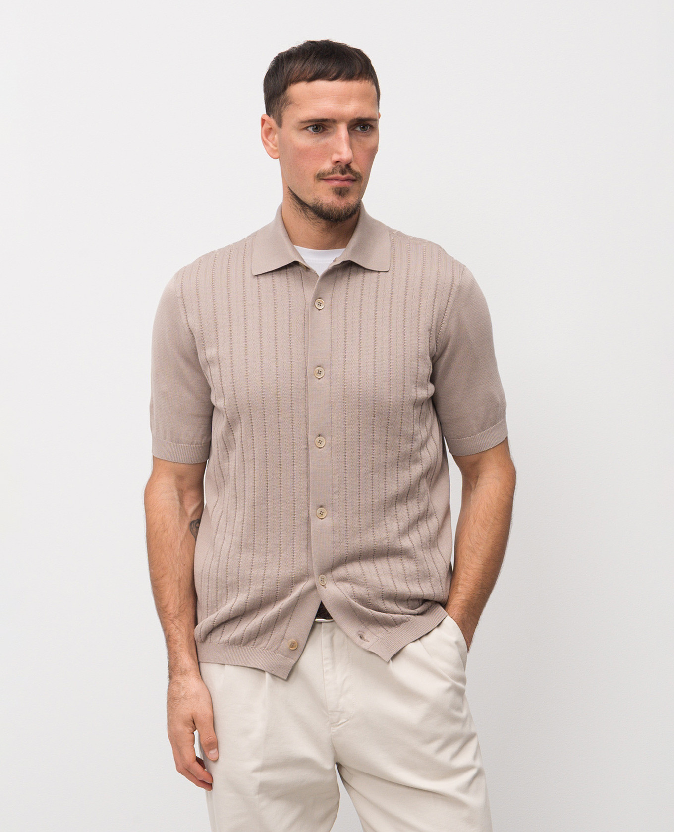 

Beige shirt Brunello Cucinelli