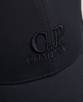 C.P. Company Children's blue cap with logo embroidery CQX005L3A97