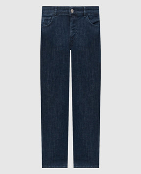 Trussardi Blue jeans with logo patch P403H604870NMJ380D21