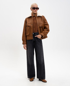 AGOLDE Black Vana Fold jeans A2411817
